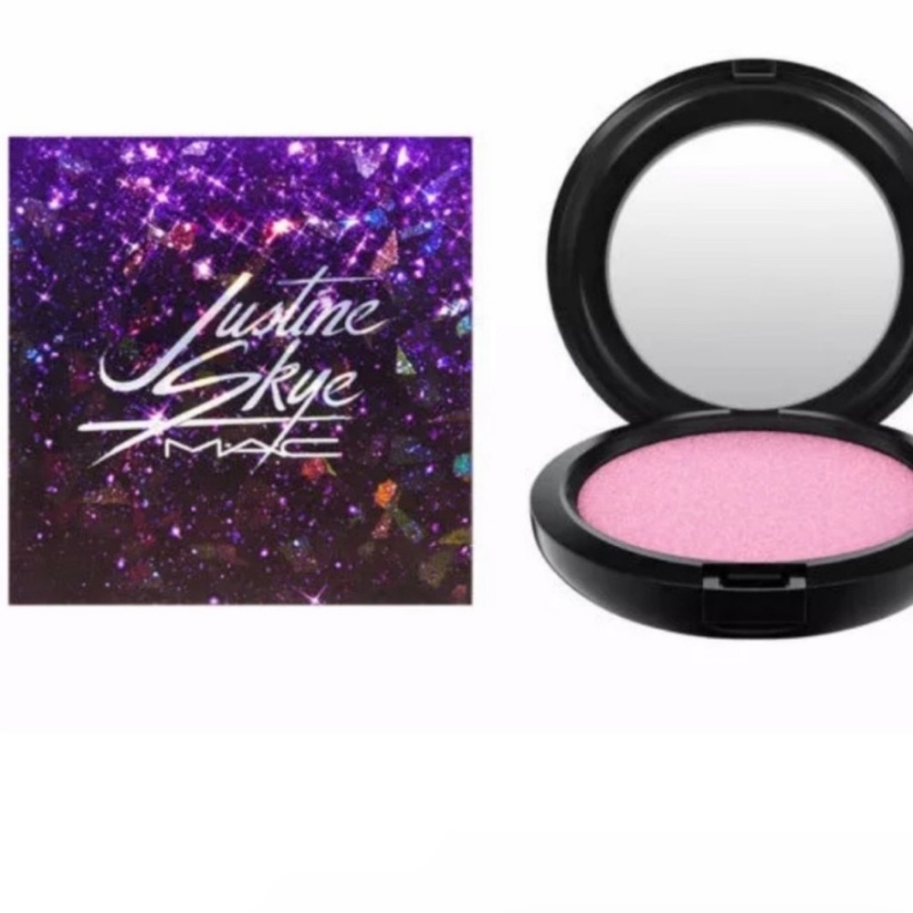 mac justine skye iridescent powder nib
